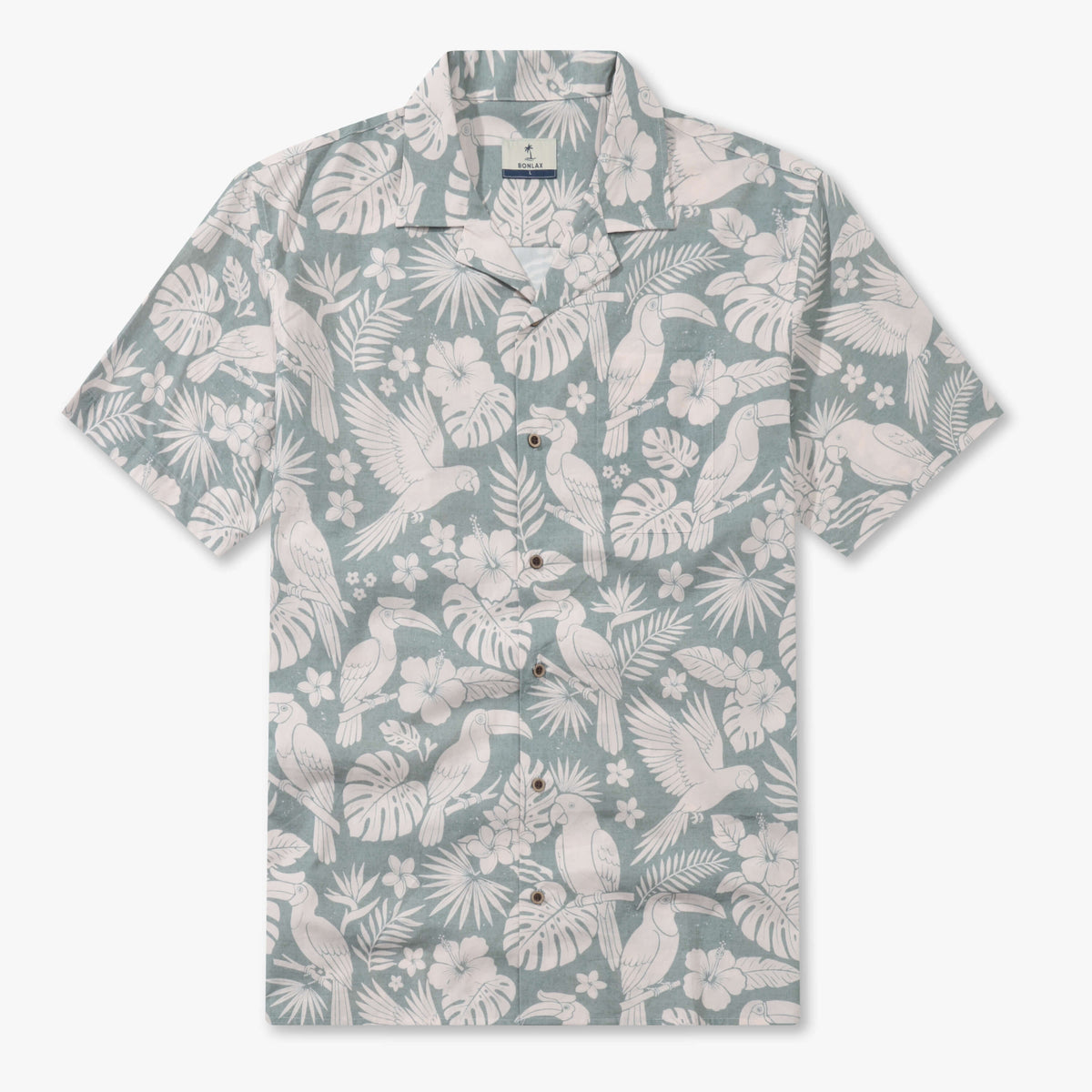 Das Coastal Aviary Toile Camp Shirt