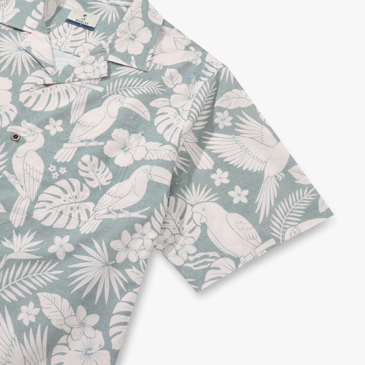Das Coastal Aviary Toile Camp Shirt