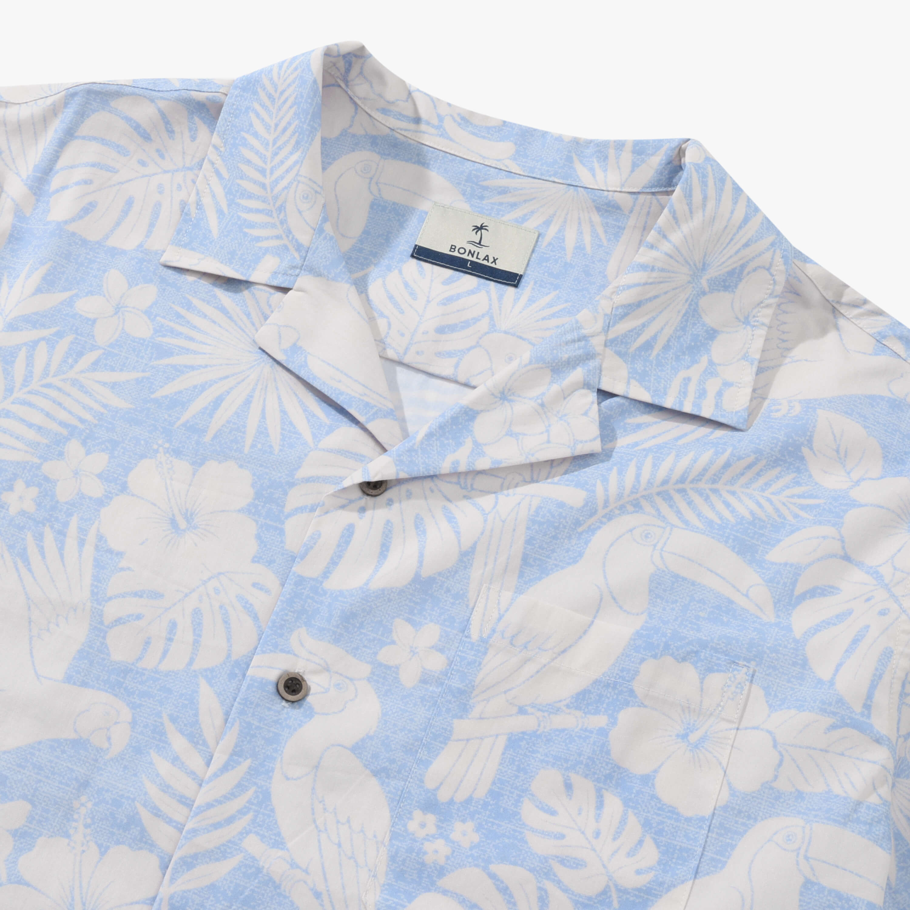 Das Coastal Aviary Toile Camp Shirt