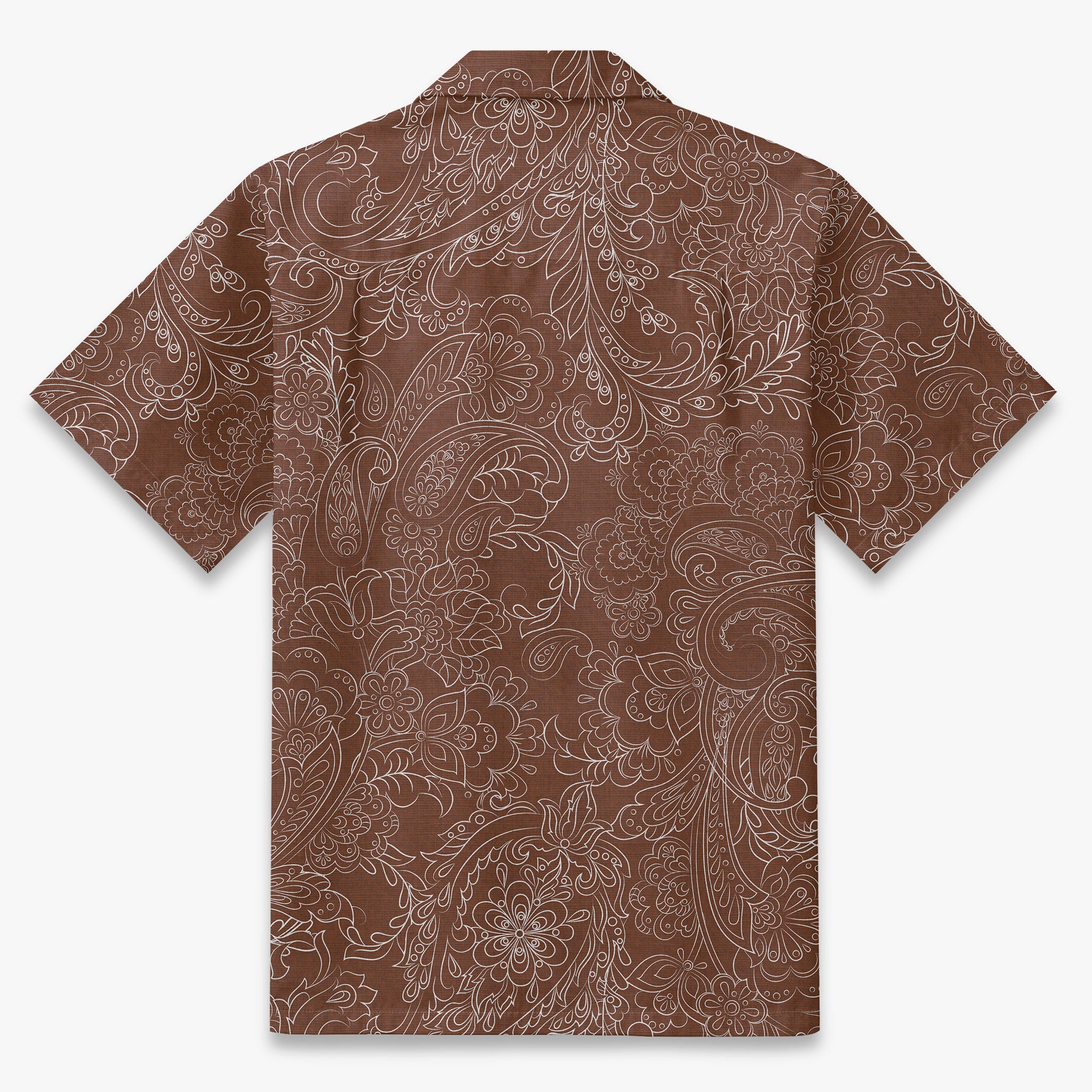 Cocoa Paisley Vintage Camp Shirt