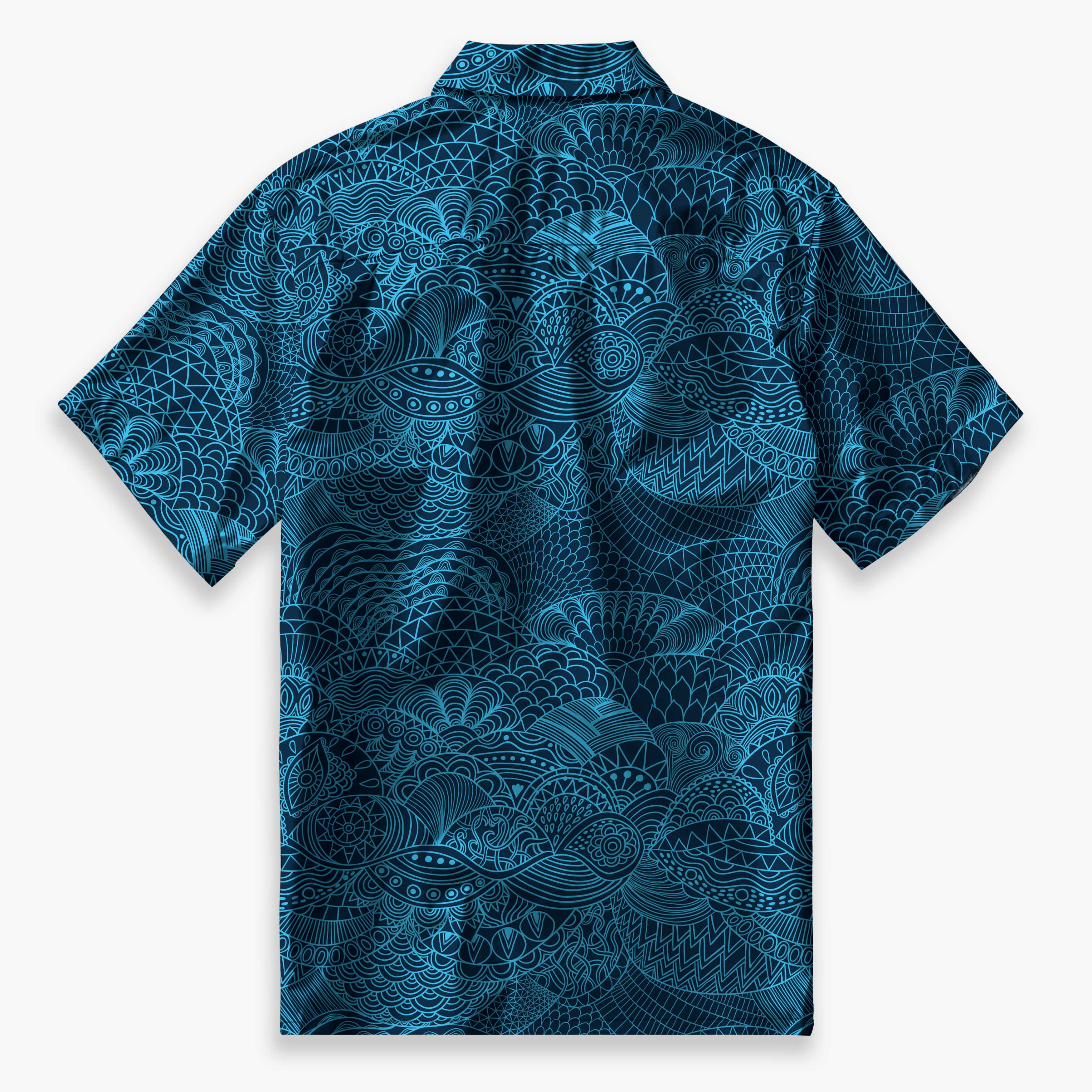 Abstract Lines Camp Shirt