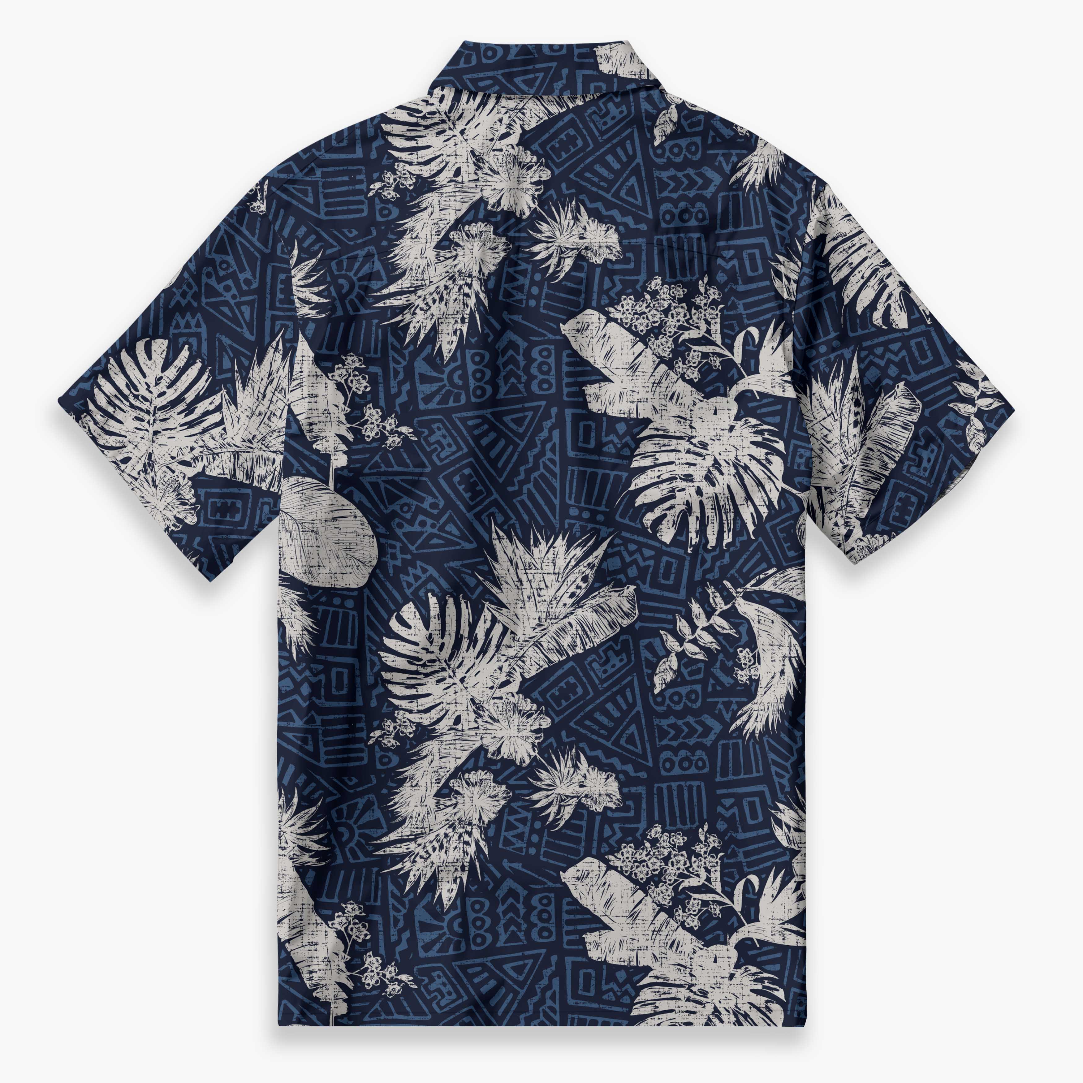 Retro Botanical Camp Shirt
