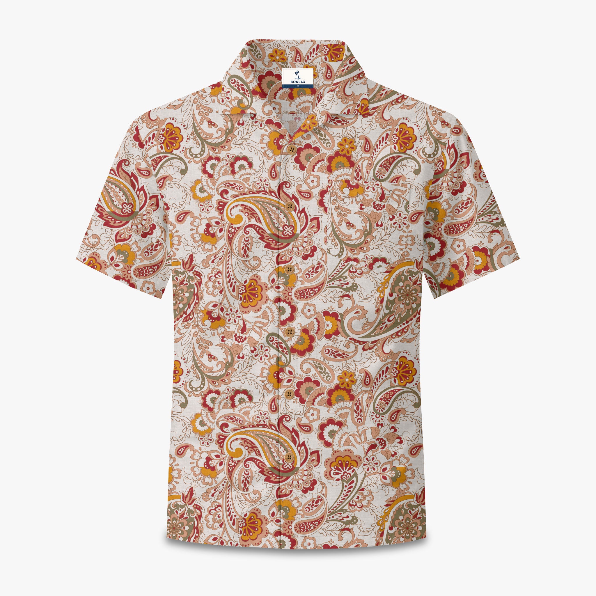 Bohemian Paisley Camp Shirt
