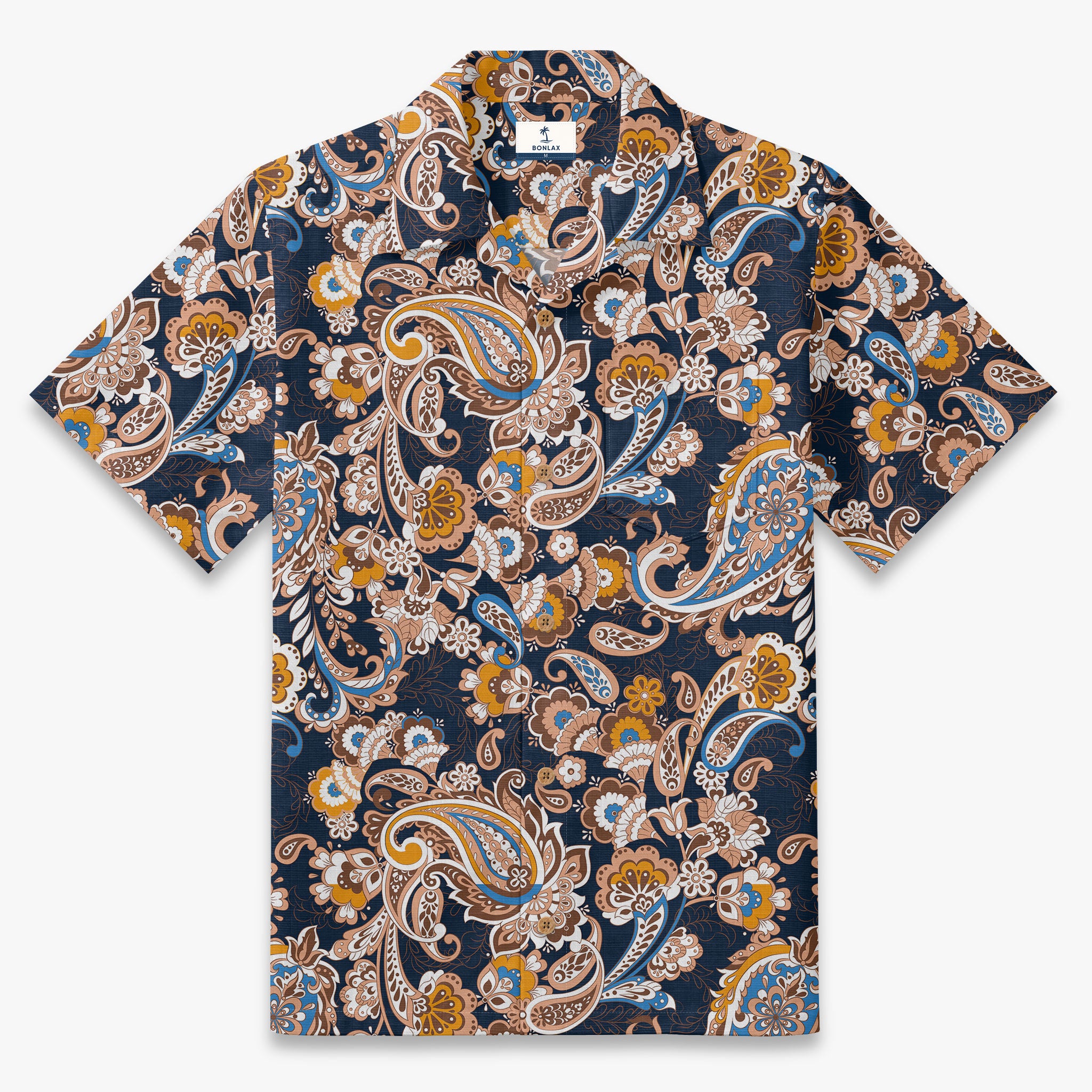 Bohemian Paisley Camp Shirt