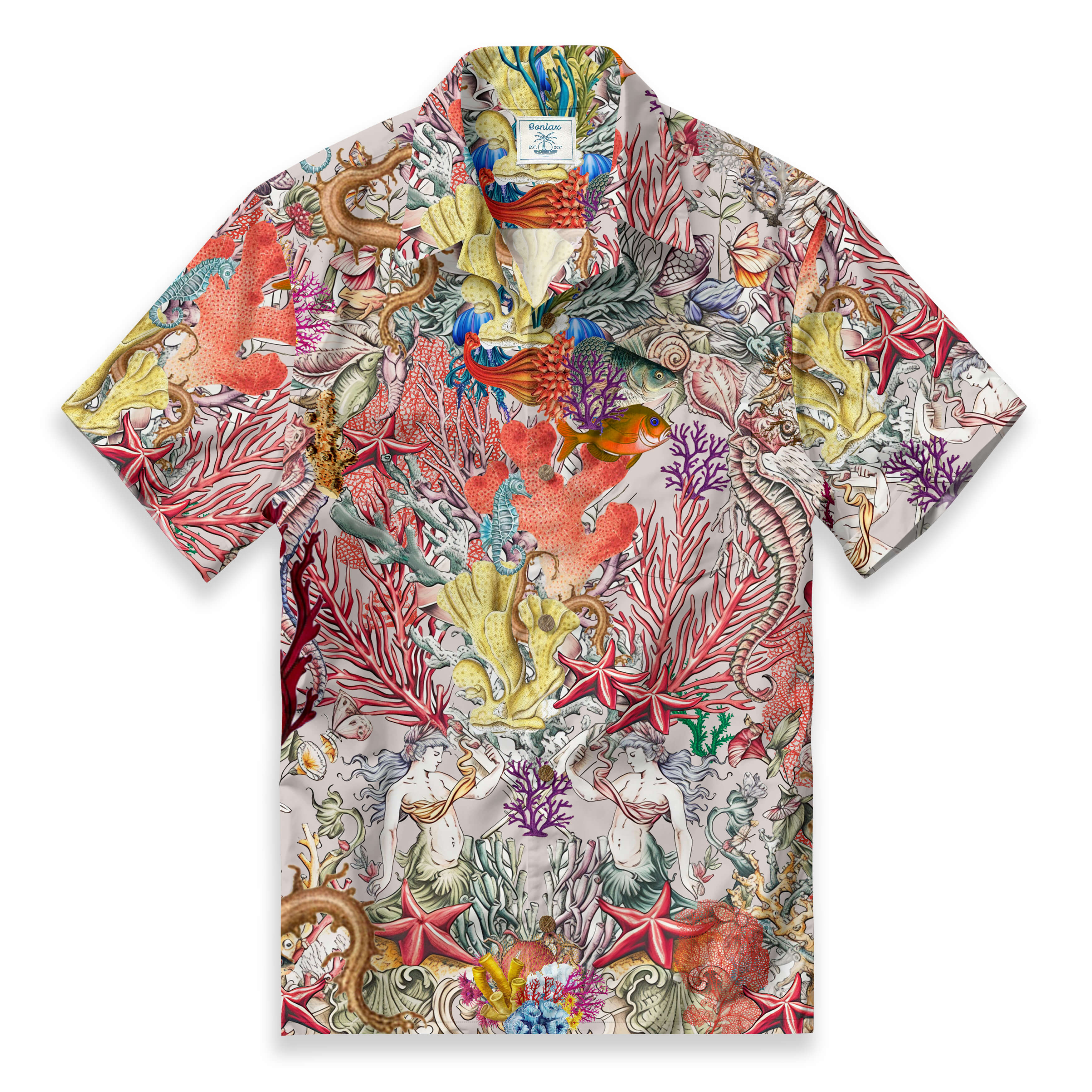 Colorful Undersea Camp Shirt