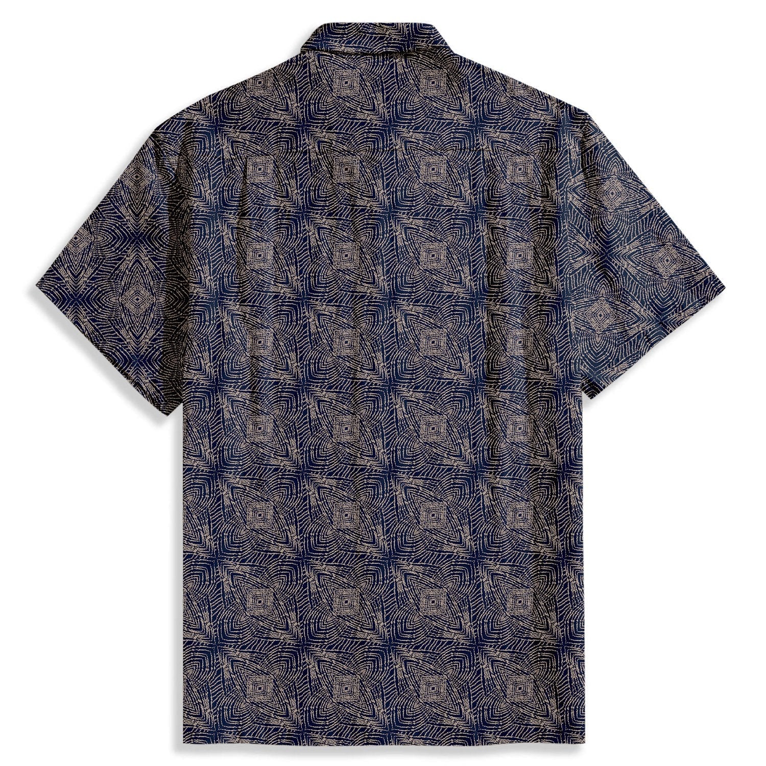 Abstract Lines Print Short Sleeve Shirt - Bonlax - Bonlax