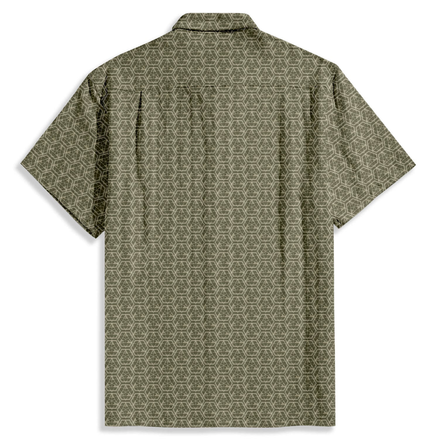 Basic Geometric Print Hawaiian Short Sleeve Shirt - Bonlax - Bonlax