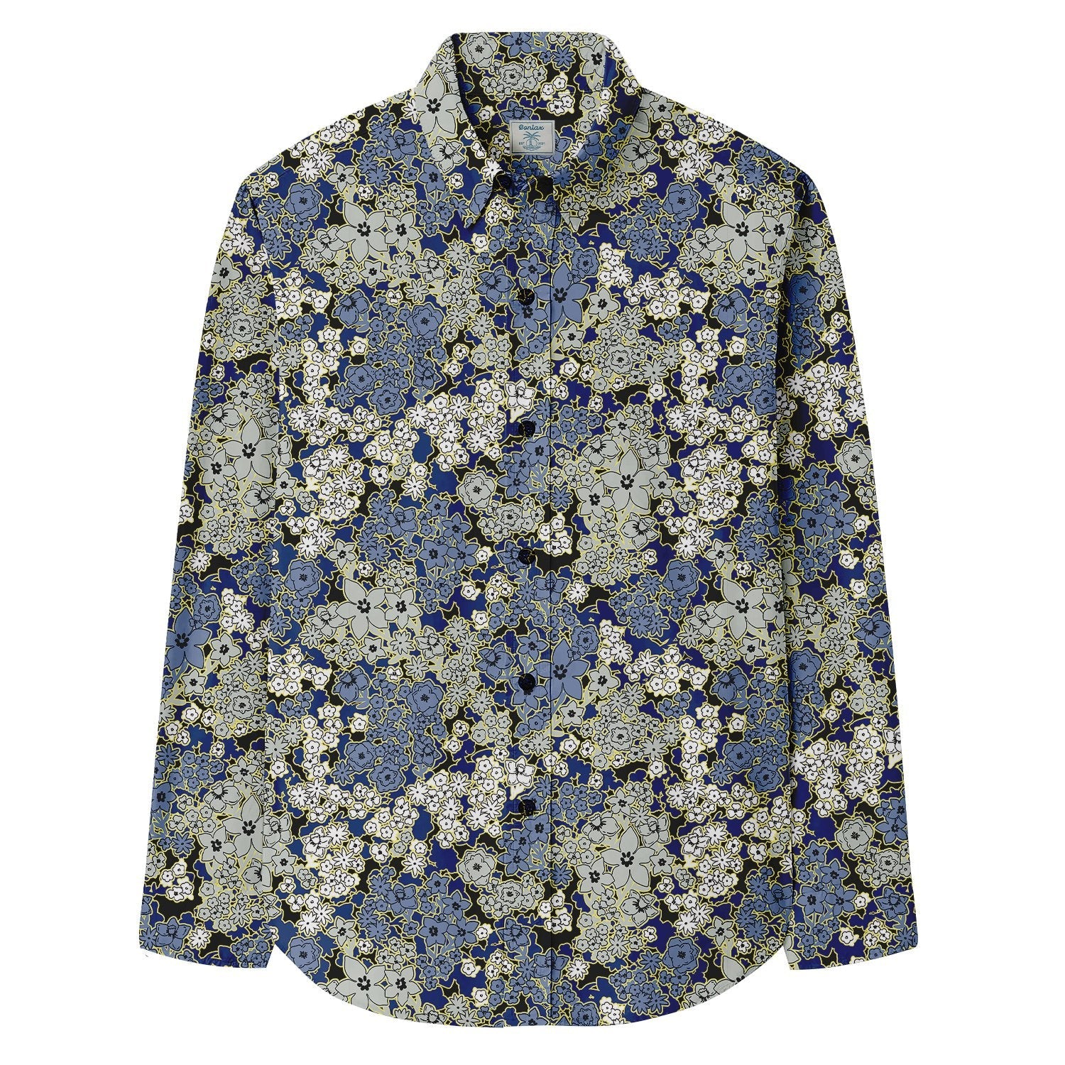 Camouflage Flower Pattern Long Sleeve Shirt - Bonlax - Bonlax