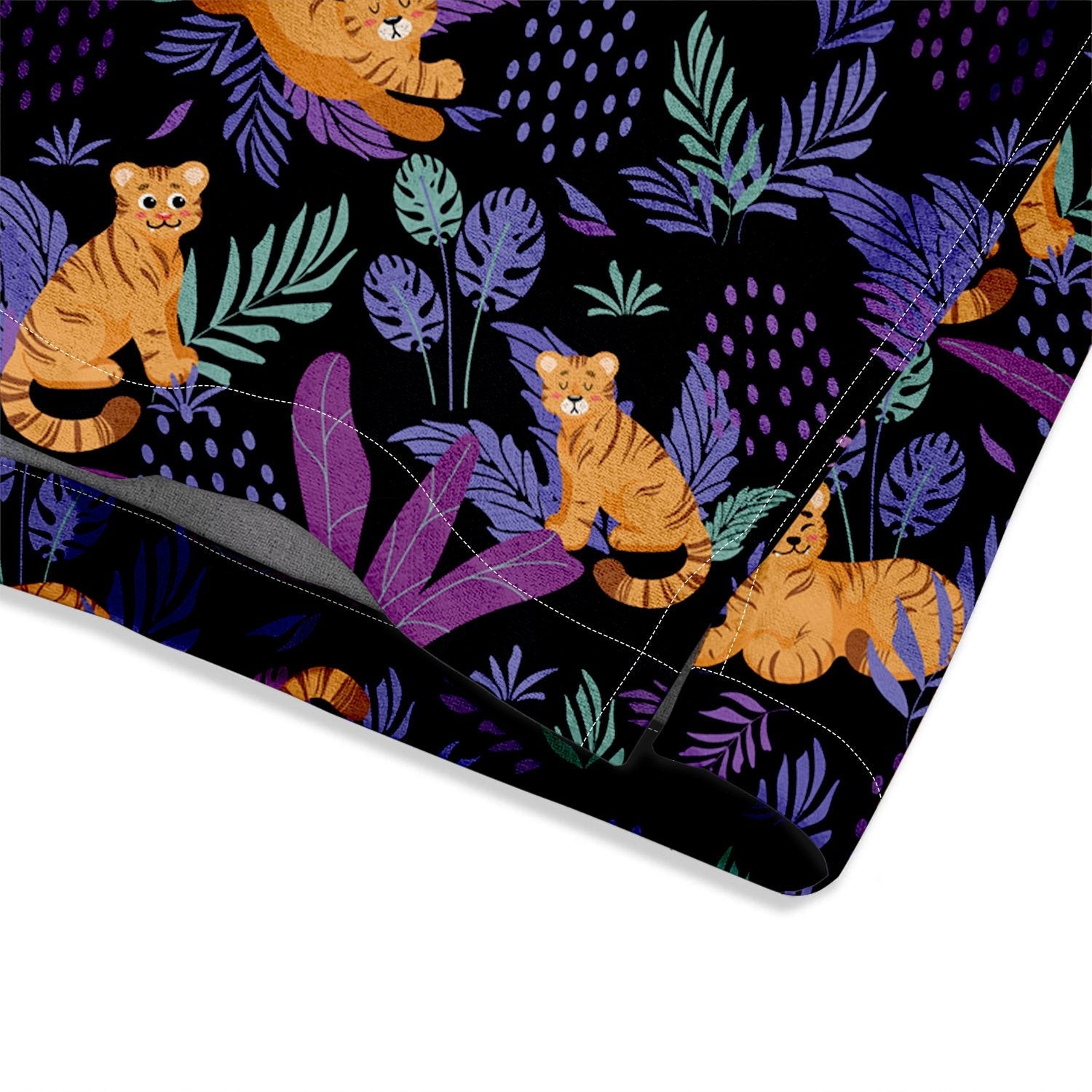 Cartoon Tiger Print Short Sleeve Shirt - Bonlax - Bonlax