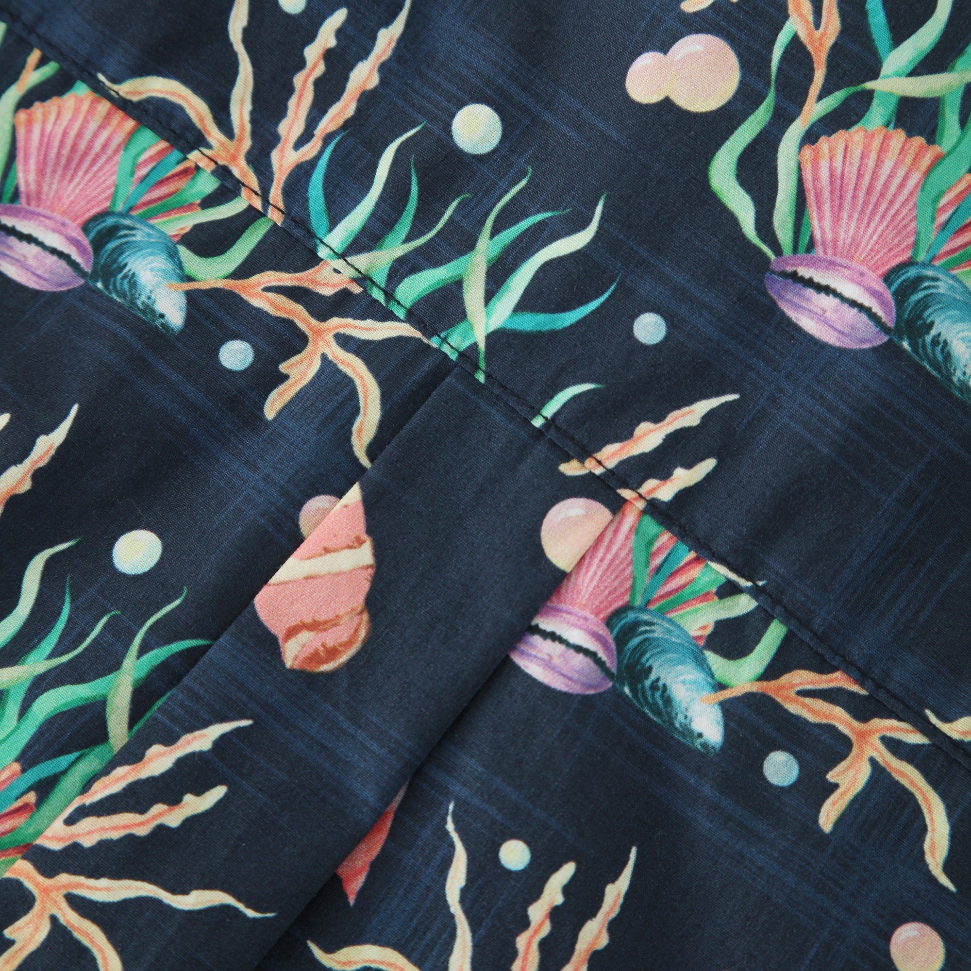 Conch Waterweed Short Sleeve Beach Shirt - Bonlax - Bonlax
