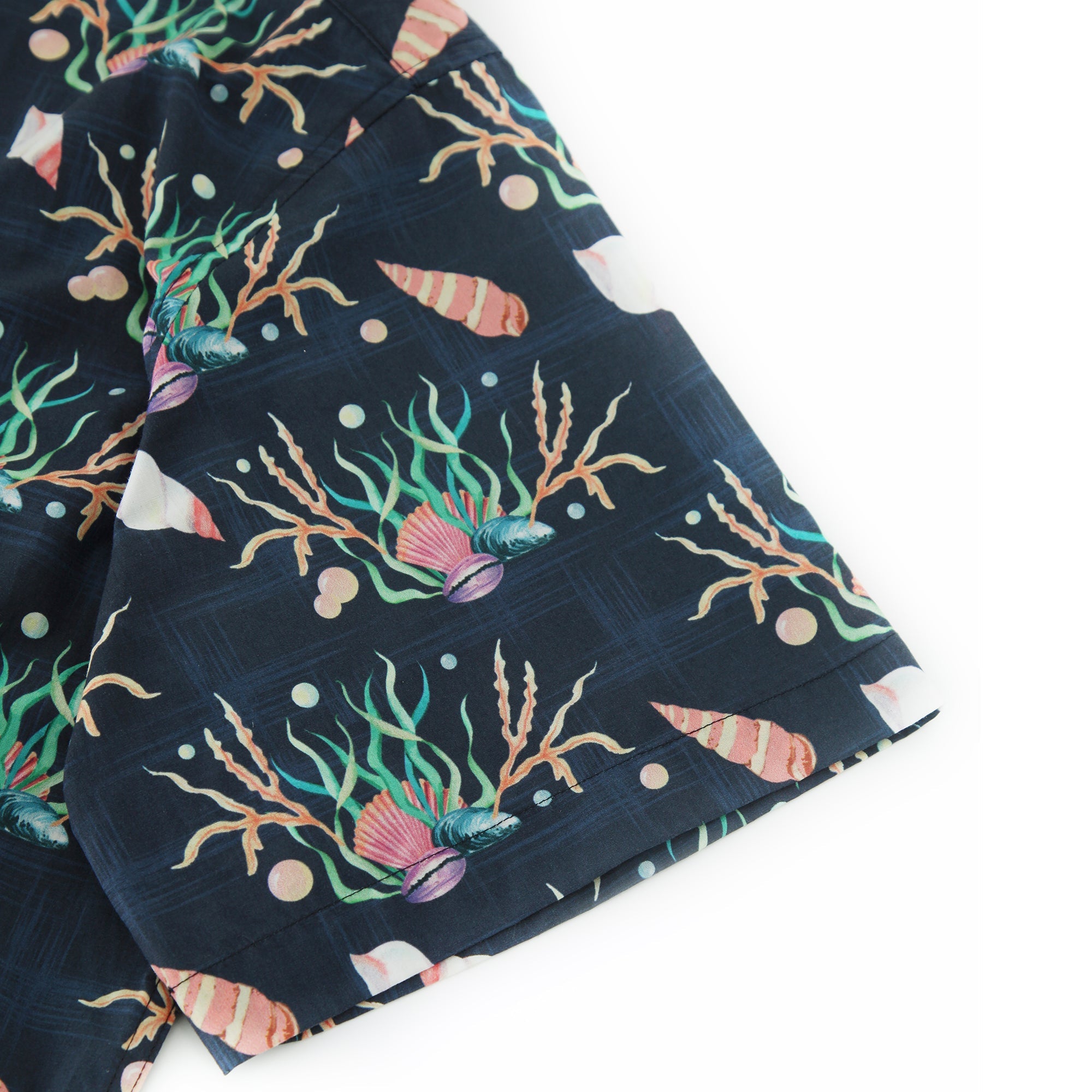 Conch Waterweed Short Sleeve Beach Shirt - Bonlax - Bonlax