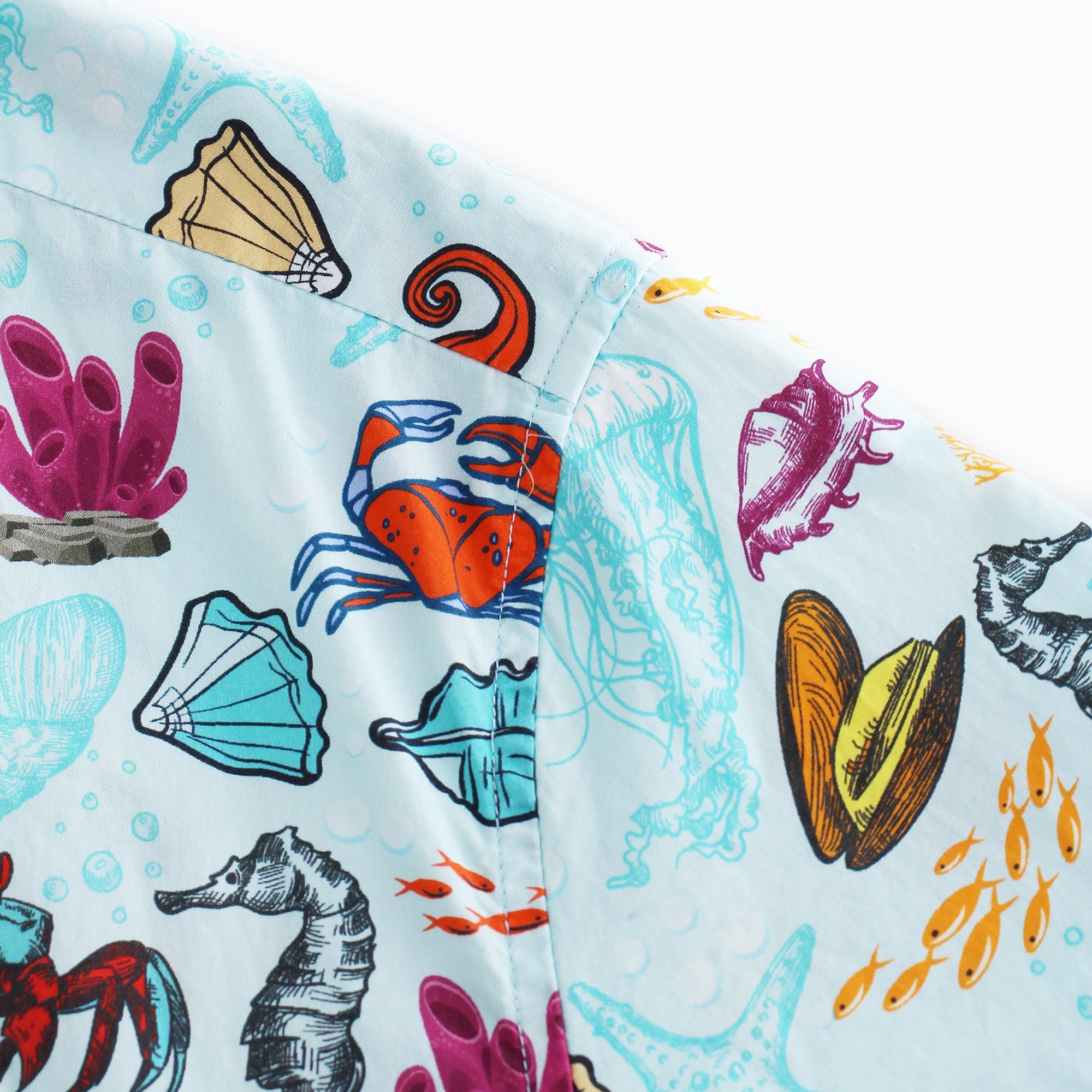 Coral Colorful Fish Underwater World Beach Shirt - Bonlax - Bonlax