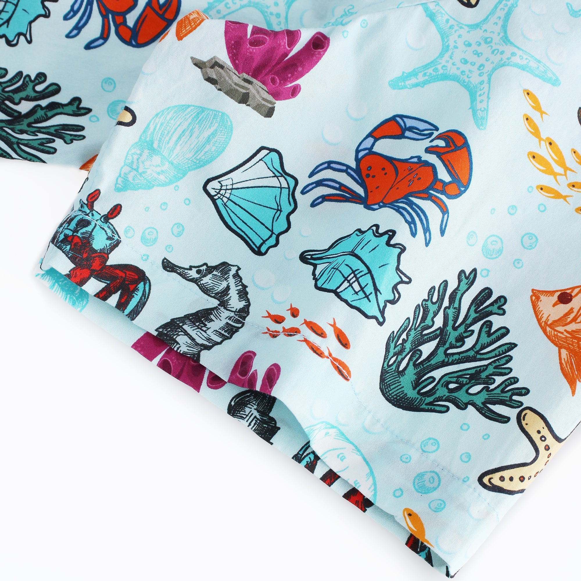 Coral Colorful Fish Underwater World Beach Shirt - Bonlax - Bonlax