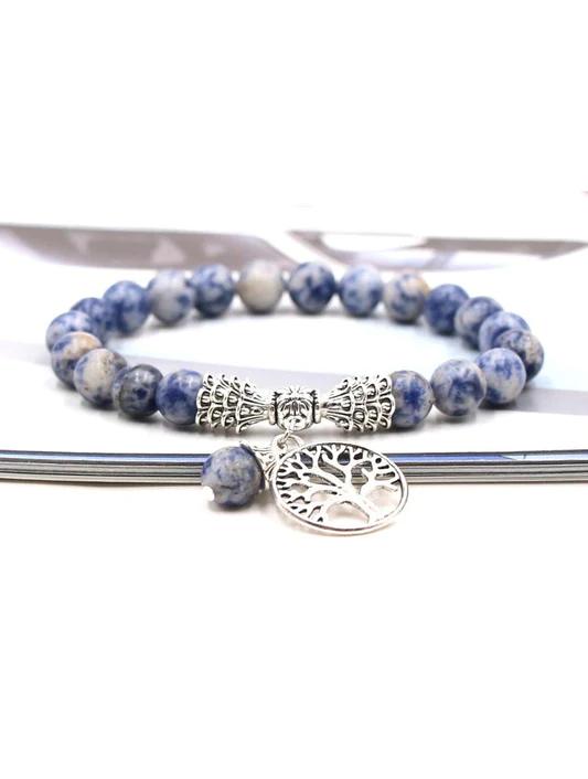 Cross Turquoise Lava Volcanic Stone Bracelet - Bonlax - Bonlax