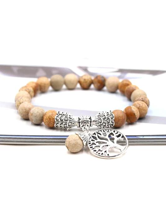 Cross Turquoise Lava Volcanic Stone Bracelet - Bonlax - Bonlax