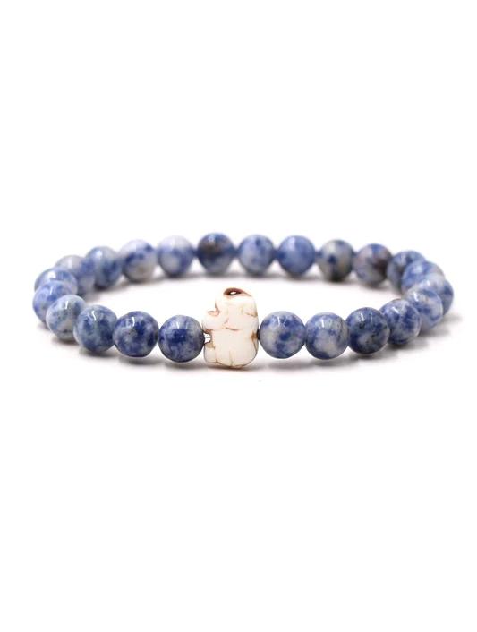 Cross Turquoise Lava Volcanic Stone Bracelet - Bonlax - Bonlax