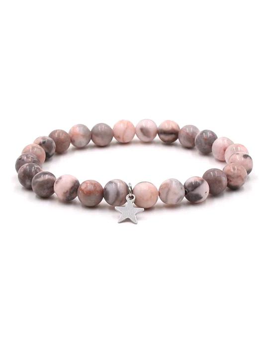 Cross Turquoise Lava Volcanic Stone Bracelet - Bonlax - Bonlax