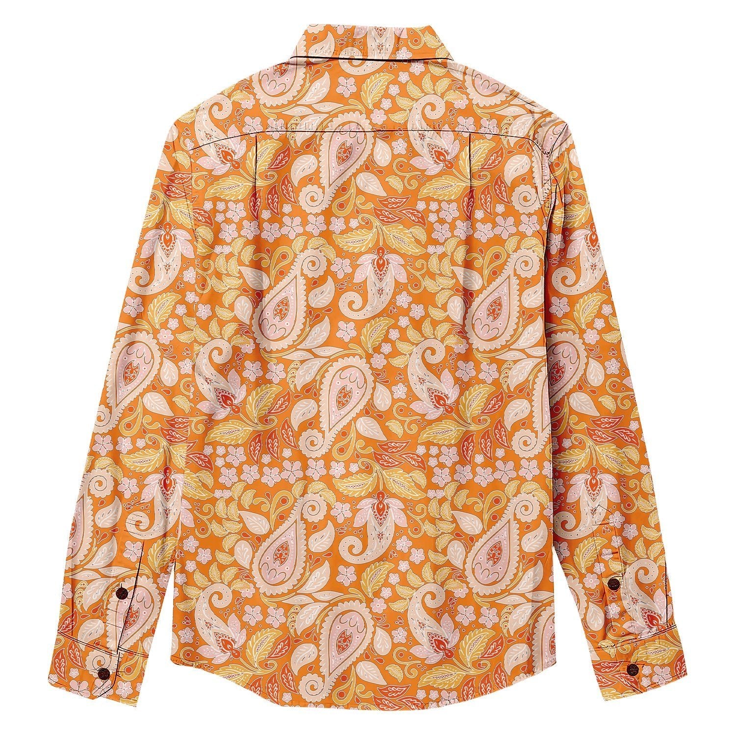 Ethnic Paisley Print Long Sleeve Shirt - Bonlax - Bonlax