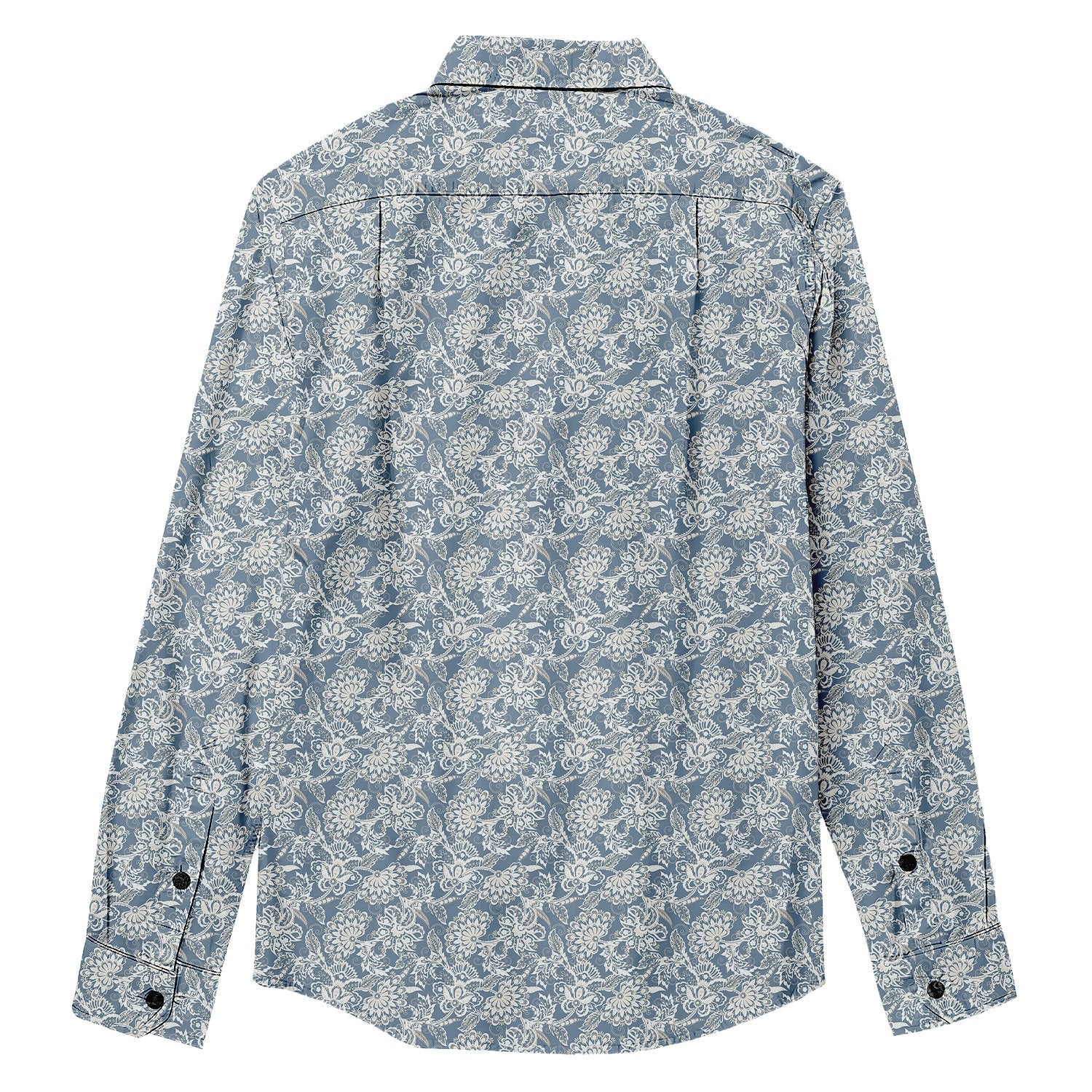 Ethnic Style Floral Long Sleeve Shirt - Bonlax - Bonlax
