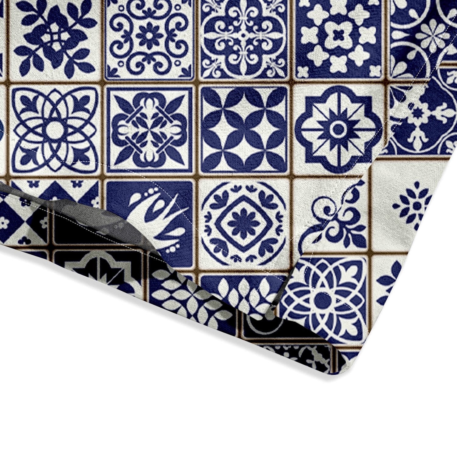 Ethnic Tile Print Short Sleeve Shirt - Bonlax - Bonlax