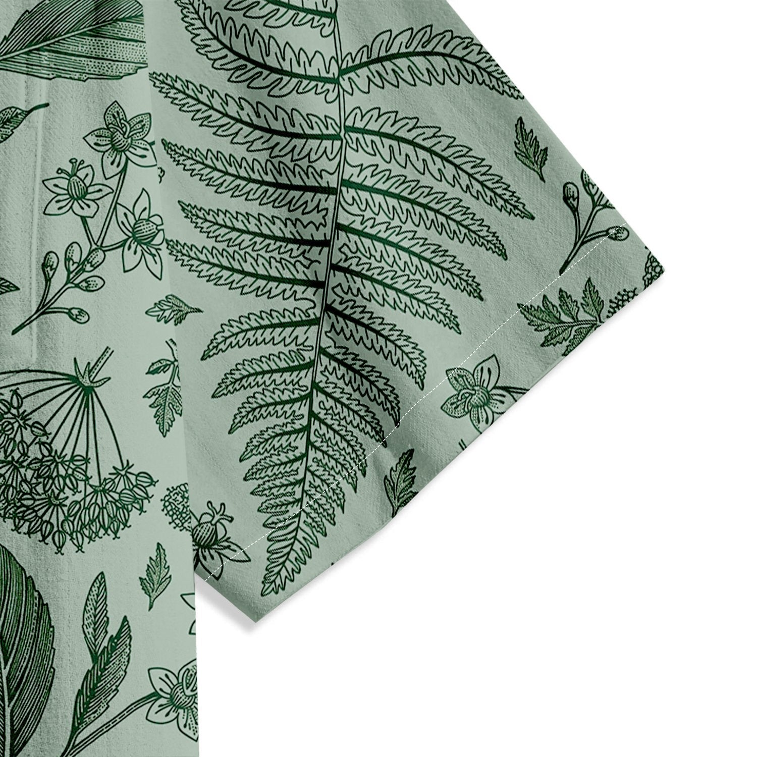 Fern Hemlock Pattern Short Sleeve Shirt - Bonlax - Bonlax