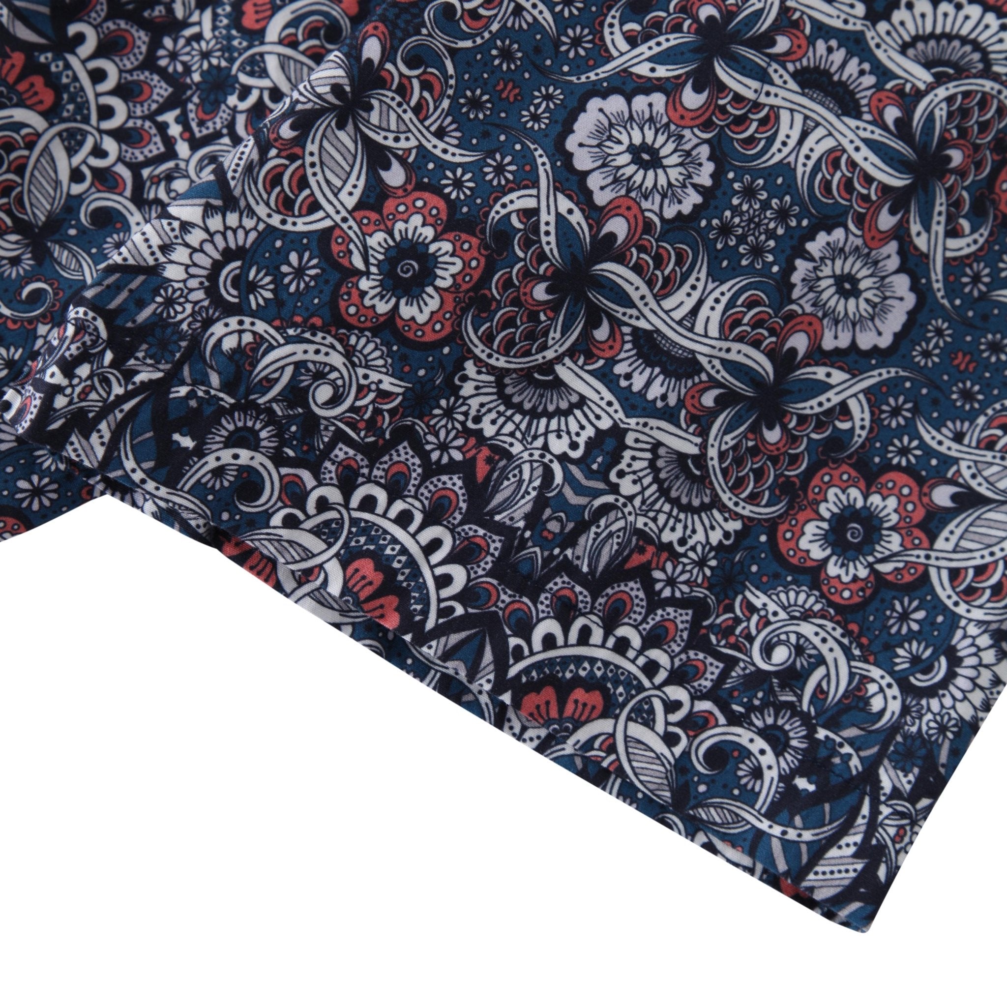 Floral Paisley Hawaiian Shirt - Bonlax - Bonlax