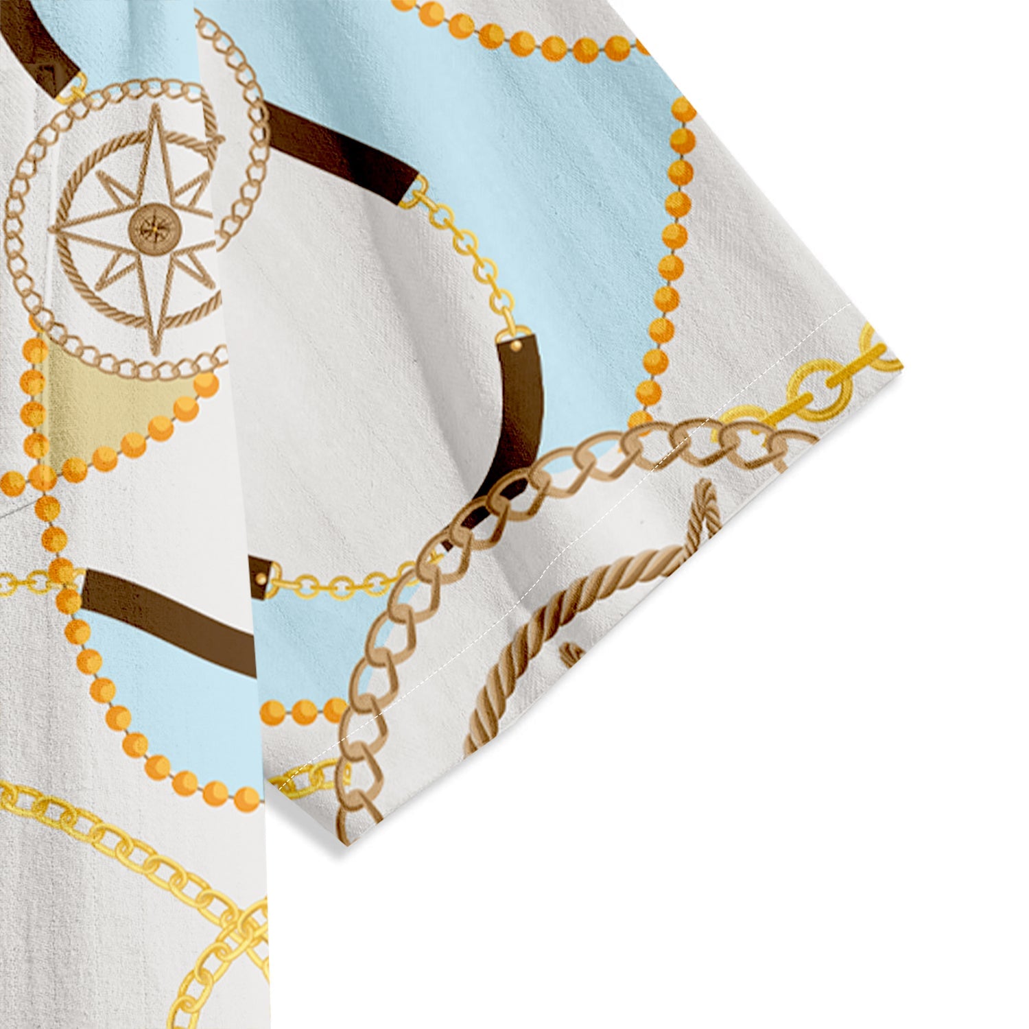 Gear Chain Print Short Sleeve Shirt - Bonlax - Bonlax