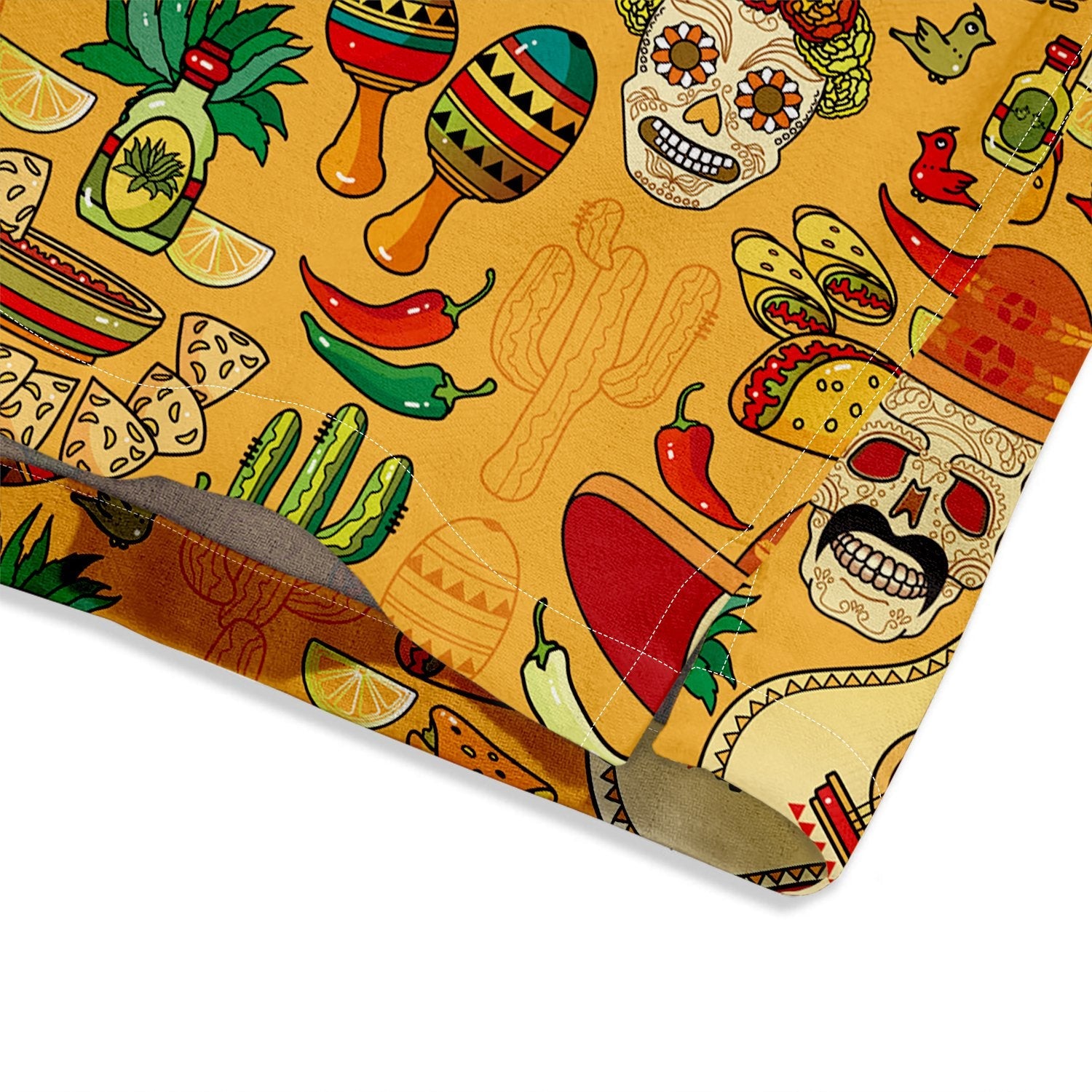 Guitar Skull Print Short Sleeve Shirt - Bonlax - Bonlax