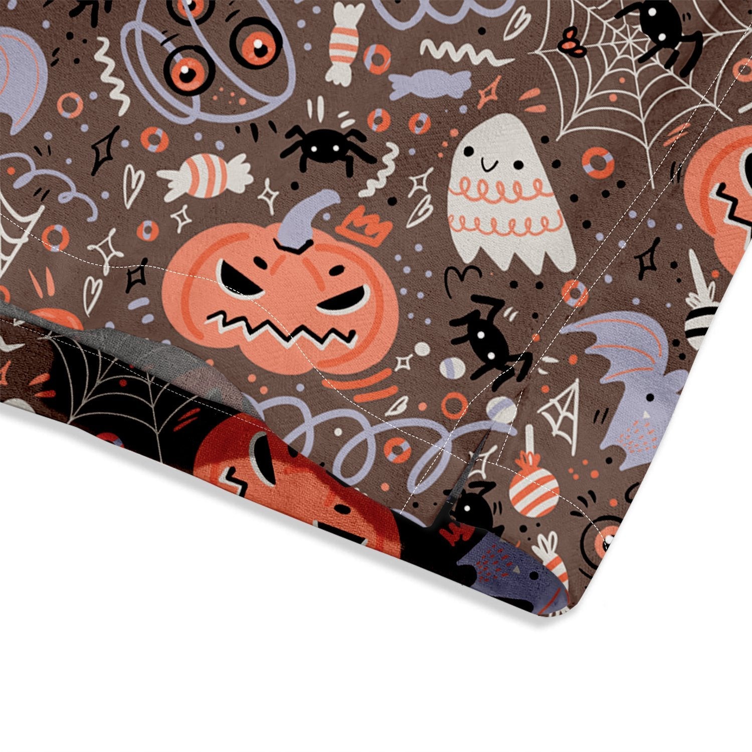 Halloween Hand Srawn Candy Ghost Short Sleeve Shirt - Bonlax - Bonlax