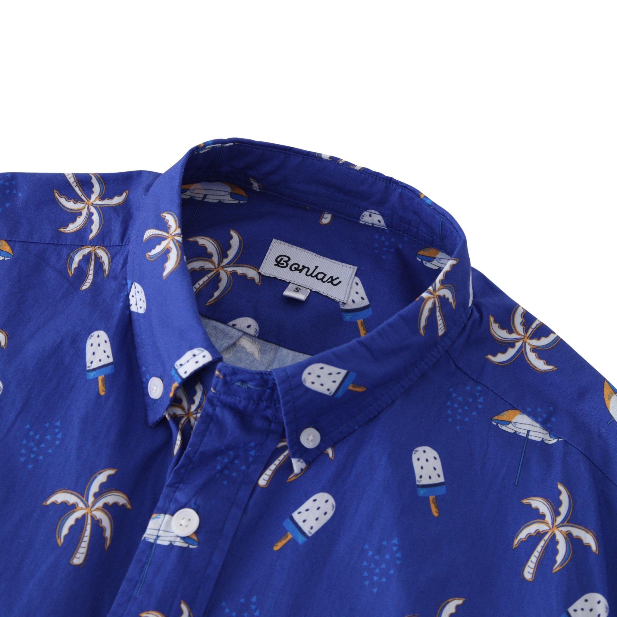 Ice Cream Coconut Tree Short Sleeve Shirt - Bonlax - Bonlax