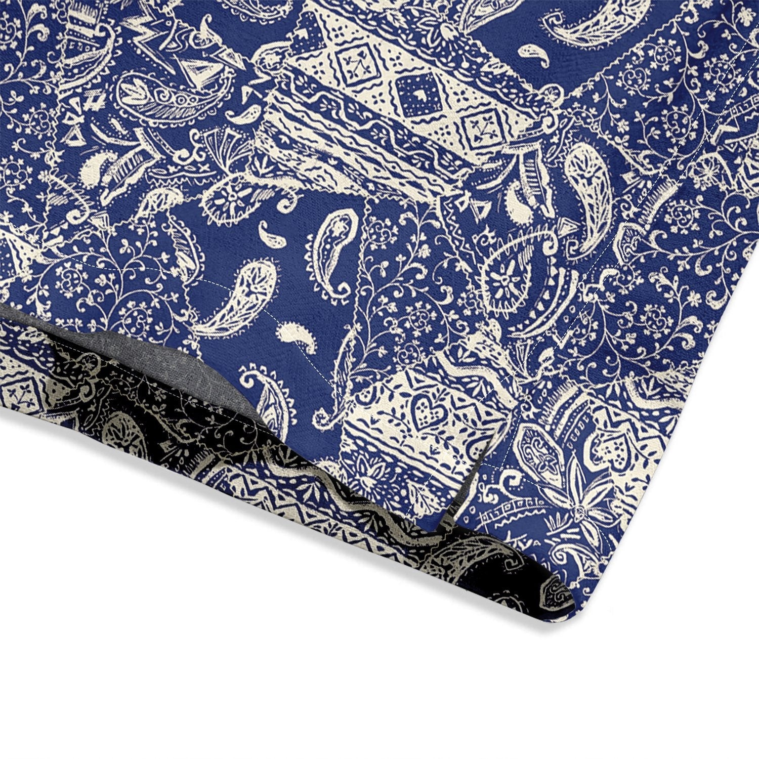 Japanese Block Spiral Pattern Short Sleeve Shirt - Bonlax - Bonlax