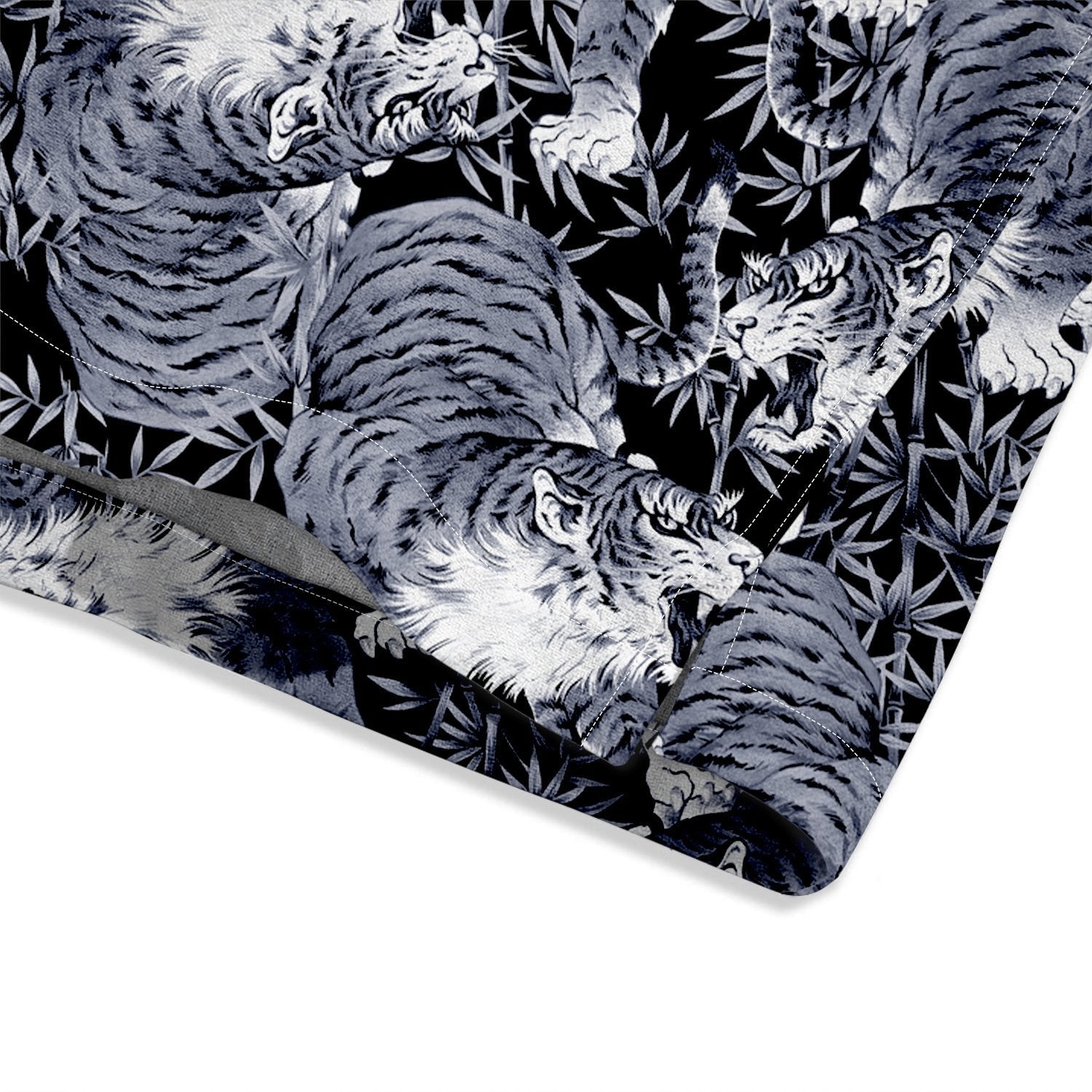 Japanese Style Hand - painted Tiger Short Sleeve Shirt - Bonlax - Bonlax