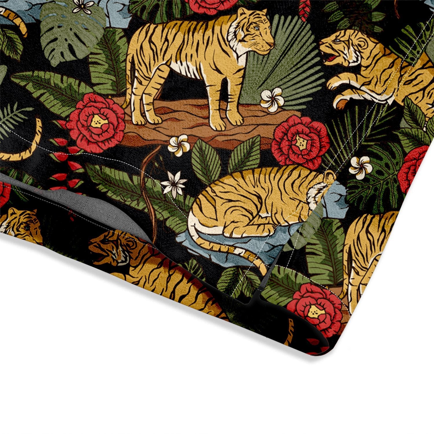 Jungle Tiger Print Short Sleeve Shirt - Bonlax - Bonlax