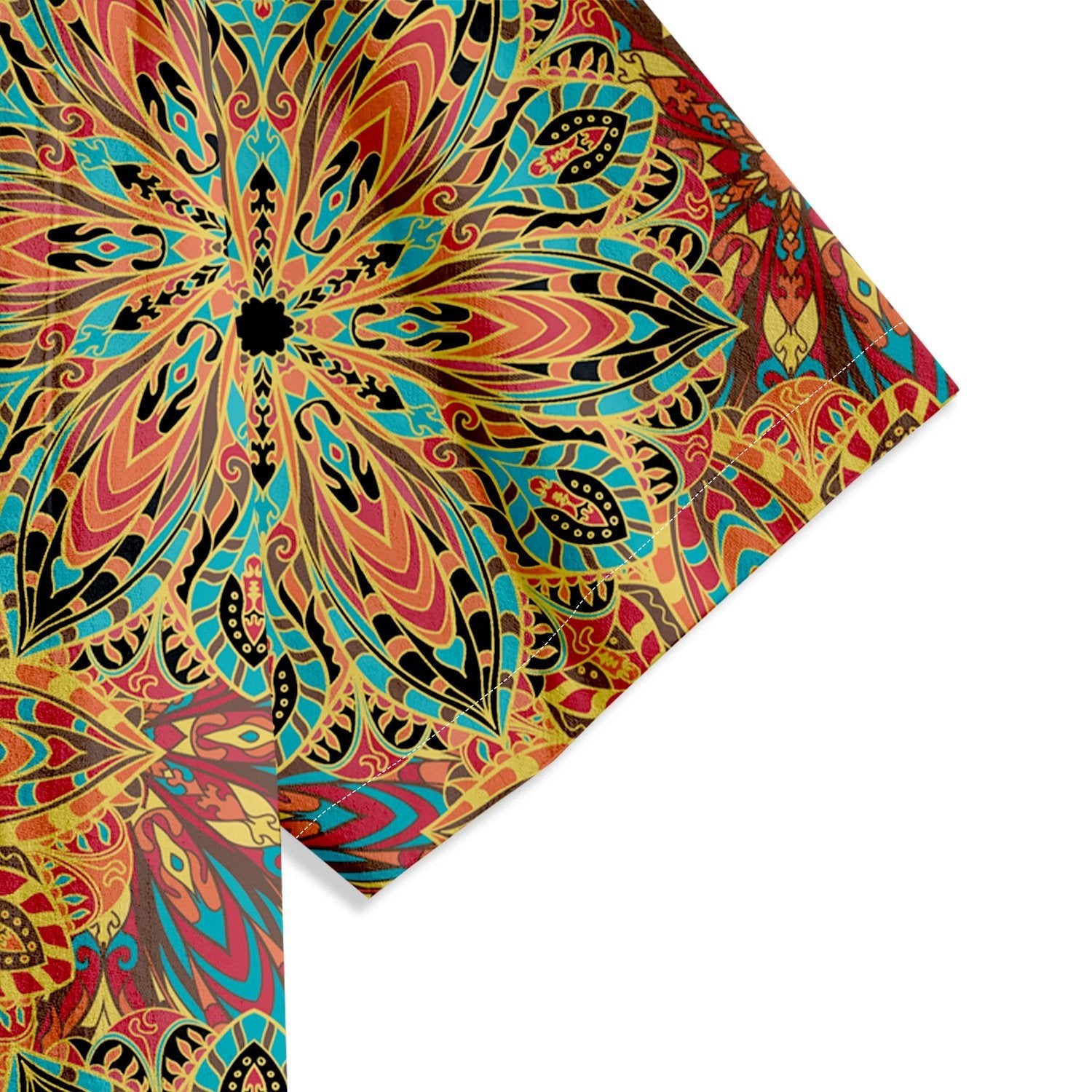 Kaleidoscope Shading Print Short Sleeve Shirt - Bonlax - Bonlax