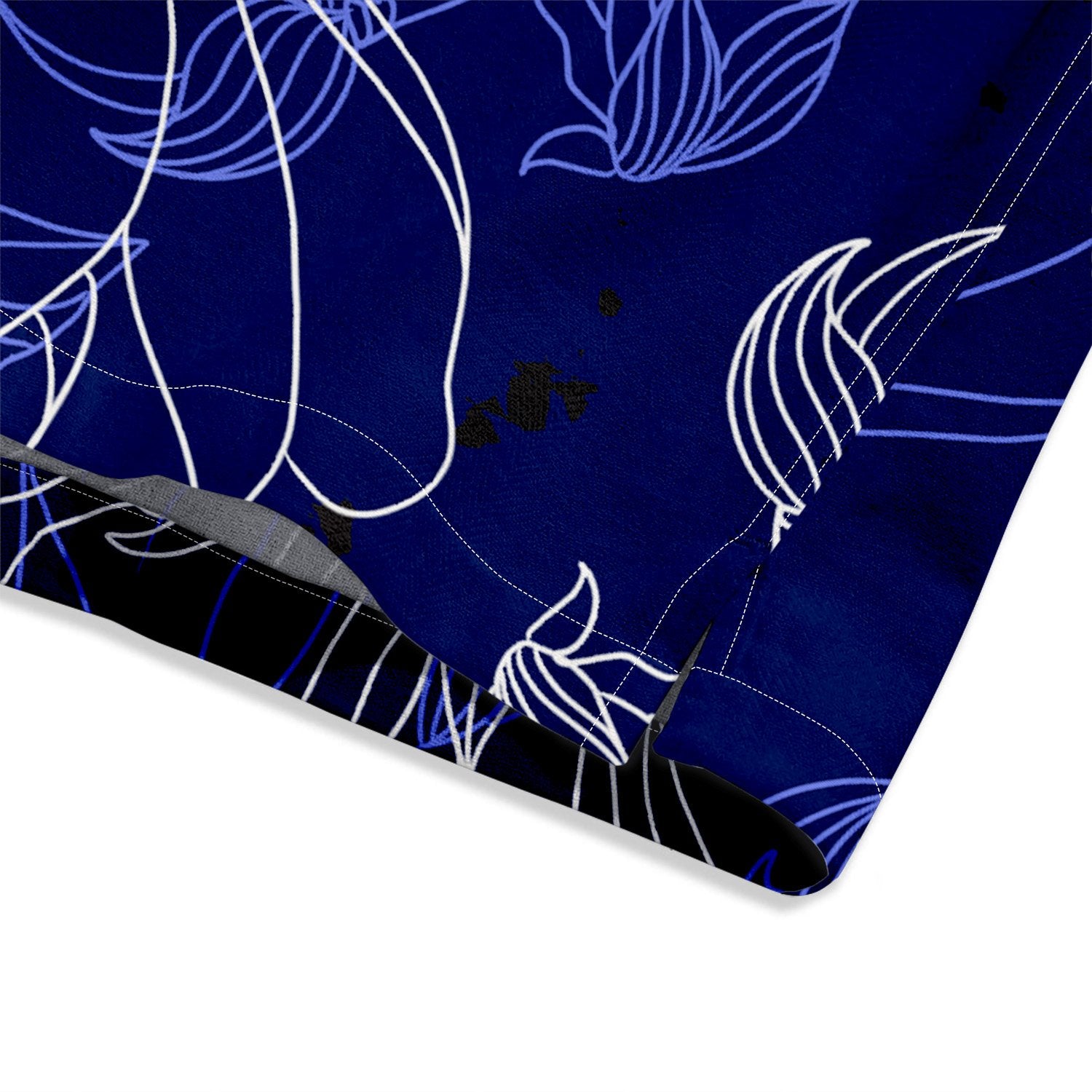 Large Japanese style hand - painted floral - Bonlax