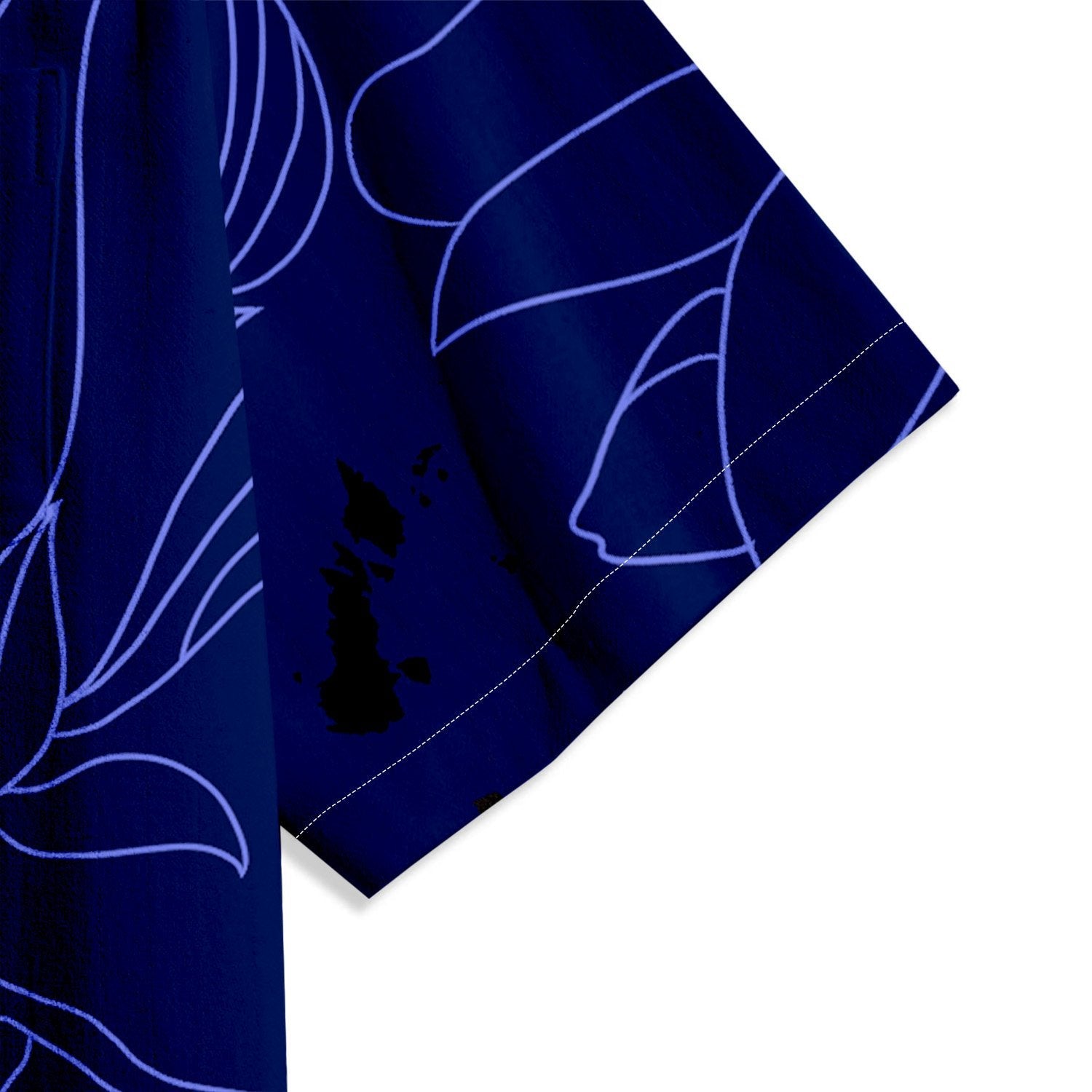 Large Japanese style hand - painted floral - Bonlax