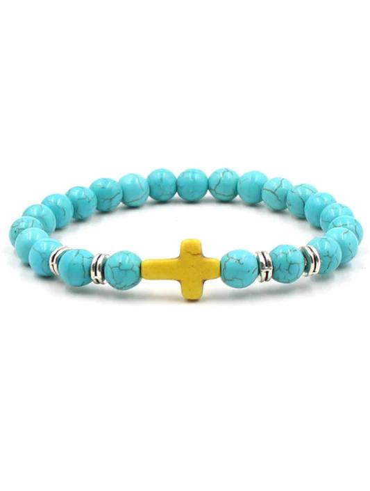 Natural Stone Solid Color Turtle Bracelet - Bonlax - Bonlax