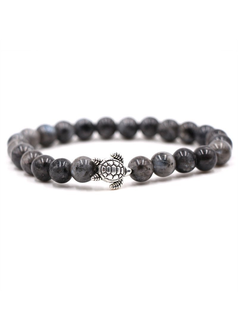 Natural Stone Solid Color Turtle Bracelet - Bonlax - Bonlax