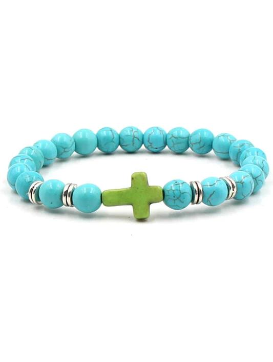 Natural Stone Solid Color Turtle Bracelet - Bonlax - Bonlax