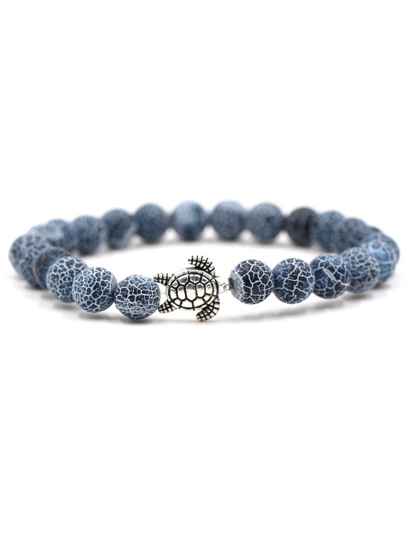 Natural Stone Solid Color Turtle Bracelet - Bonlax - Bonlax