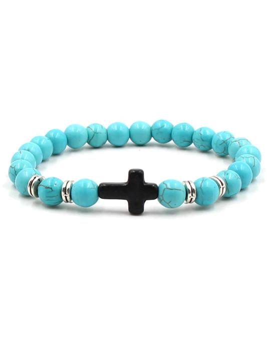 Natural Stone Solid Color Turtle Bracelet - Bonlax - Bonlax