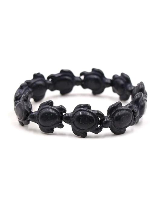 Natural Stone Solid Color Turtle Bracelet - Bonlax - Bonlax