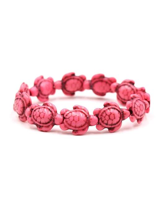 Natural Stone Solid Color Turtle Bracelet - Bonlax - Bonlax