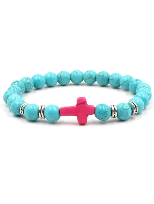 Natural Stone Solid Color Turtle Bracelet - Bonlax - Bonlax