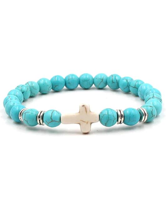 Natural Stone Solid Color Turtle Bracelet - Bonlax - Bonlax