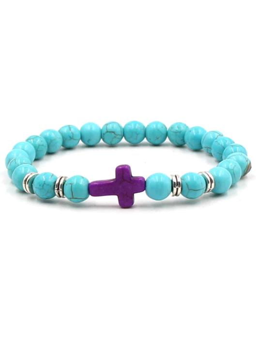 Natural Stone Solid Color Turtle Bracelet - Bonlax - Bonlax