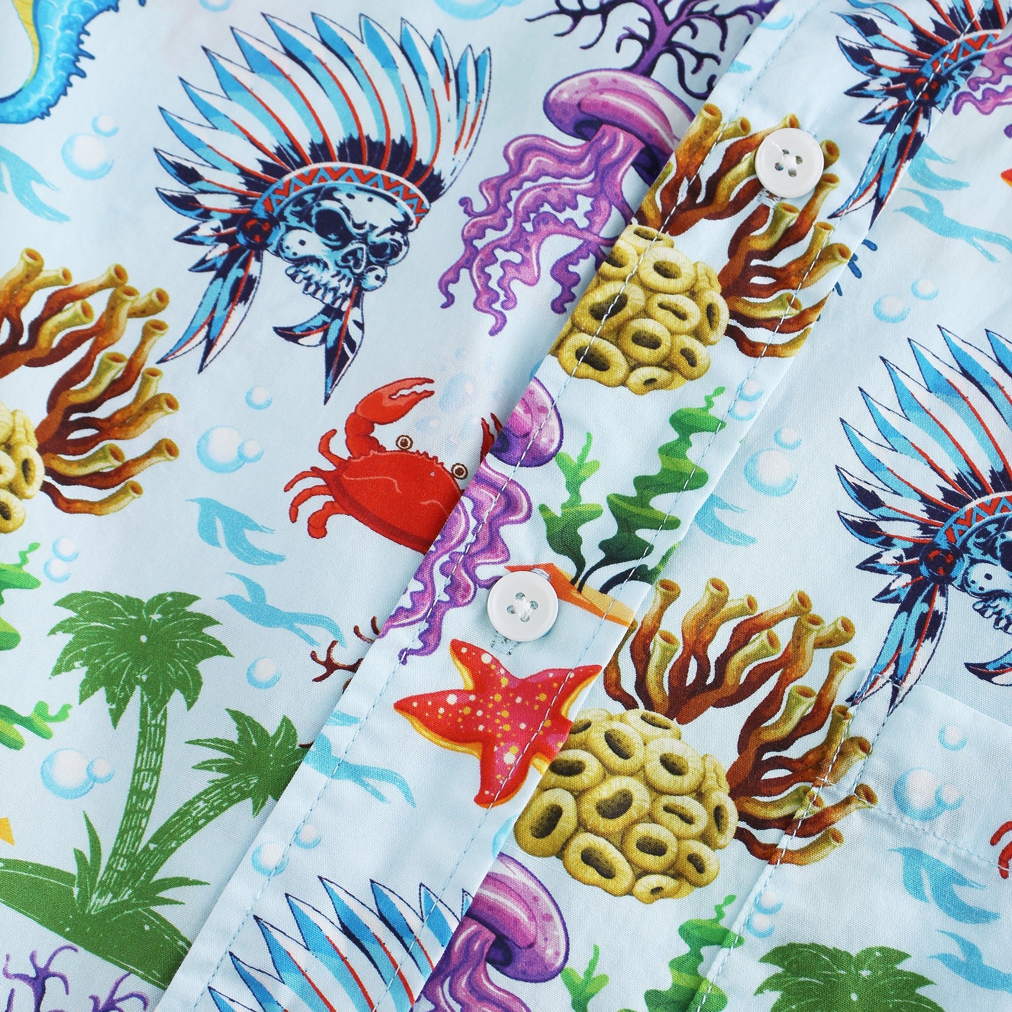 Ocean World Theme Beach Shirt - Bonlax - Bonlax