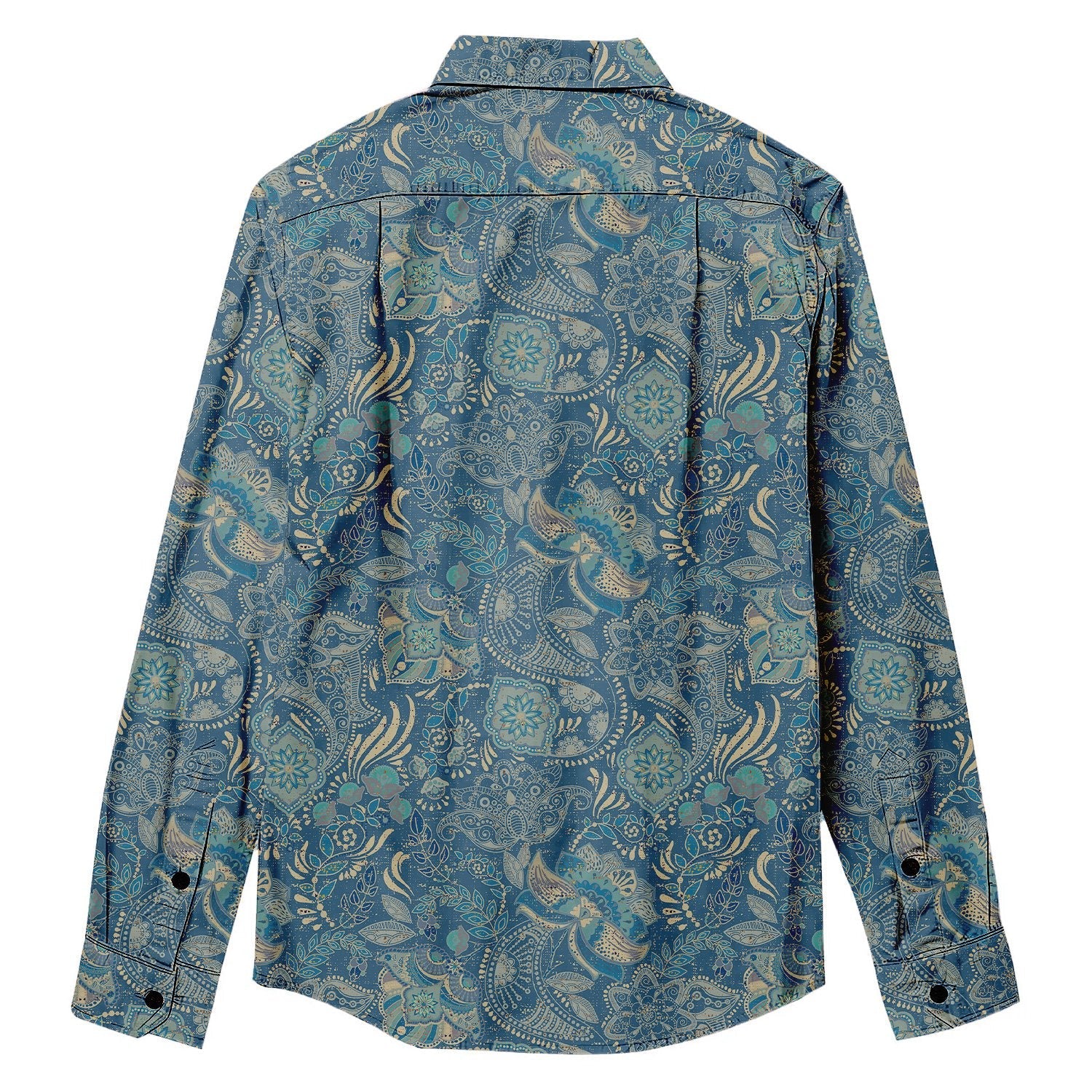 Oriental Style Exquisite Print Long Sleeve Shirt - Bonlax - Bonlax
