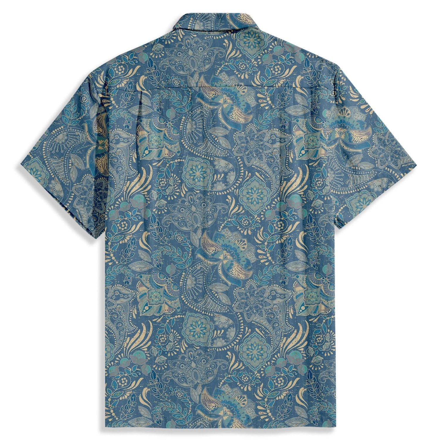 Oriental Style Exquisite Print Short Sleeve Shirt - Bonlax - Bonlax