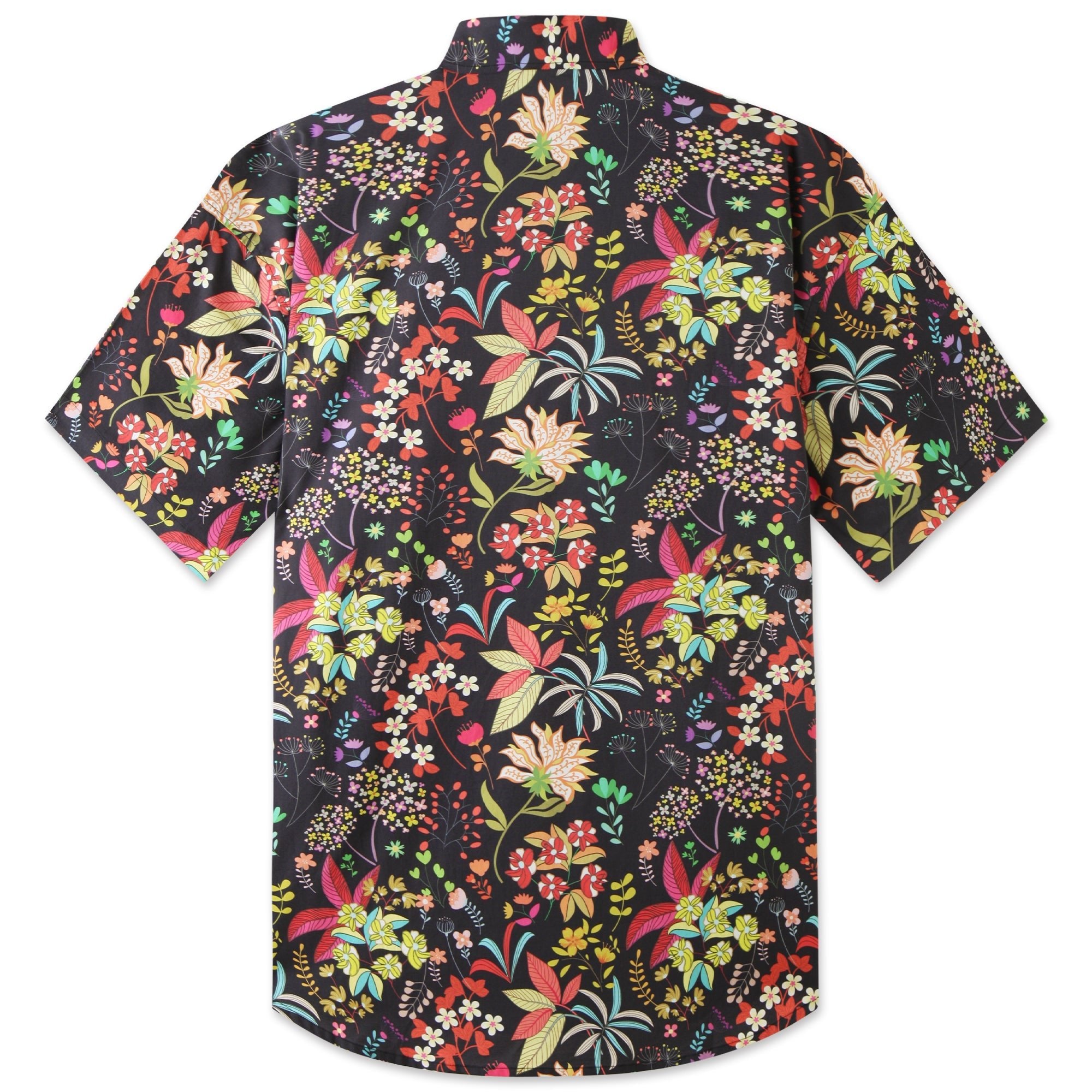 Spoon Floral Short Sleeve Hawaiian Shirt - Bonlax - Bonlax
